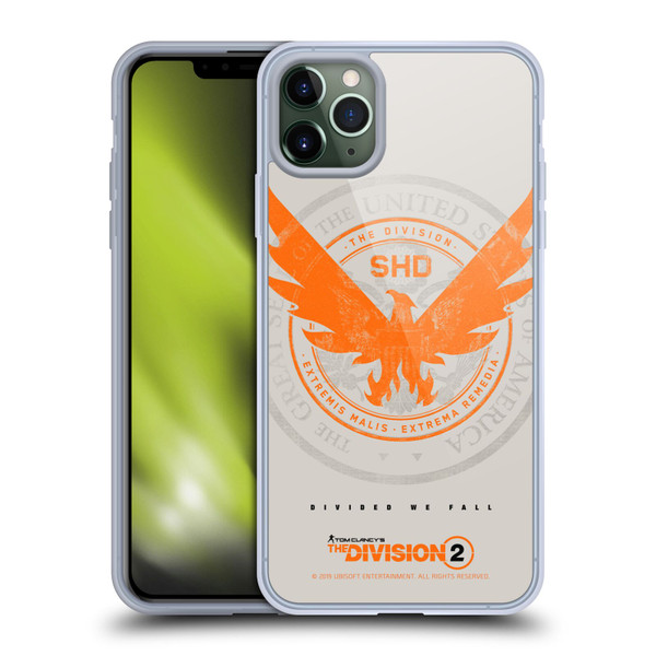 Tom Clancy's The Division 2 Key Art Phoenix US Seal Soft Gel Case for Apple iPhone 11 Pro Max
