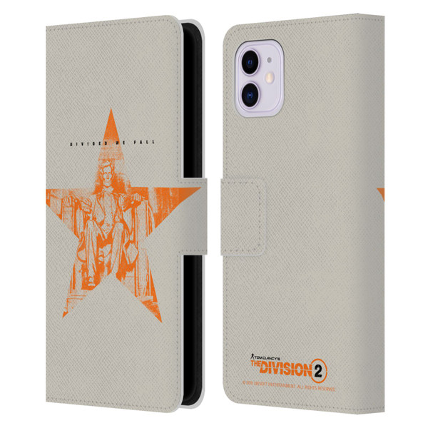 Tom Clancy's The Division 2 Key Art Lincoln Leather Book Wallet Case Cover For Apple iPhone 11