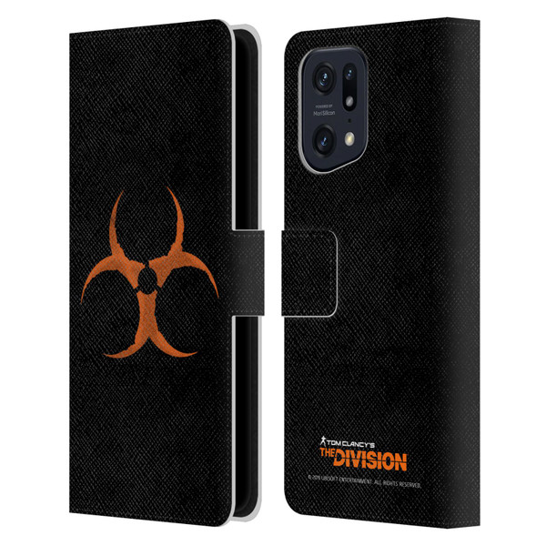 Tom Clancy's The Division Dark Zone Virus Leather Book Wallet Case Cover For OPPO Find X5