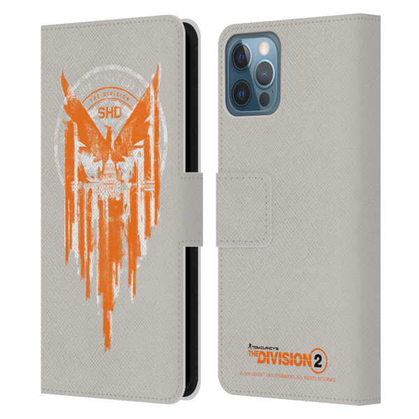 Tom Clancy's The Division 2 Key Art Phoenix Capitol Building Leather Book Wallet Case Cover For Apple iPhone 12 / iPhone 12 Pro