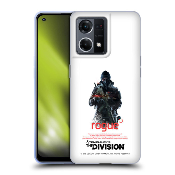 Tom Clancy's The Division Dark Zone Rouge 2 Soft Gel Case for OPPO Reno8 4G