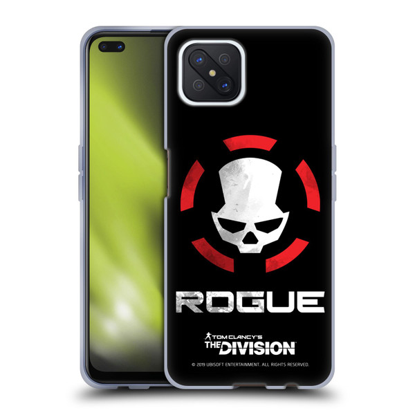 Tom Clancy's The Division Dark Zone Rouge Logo Soft Gel Case for OPPO Reno4 Z 5G