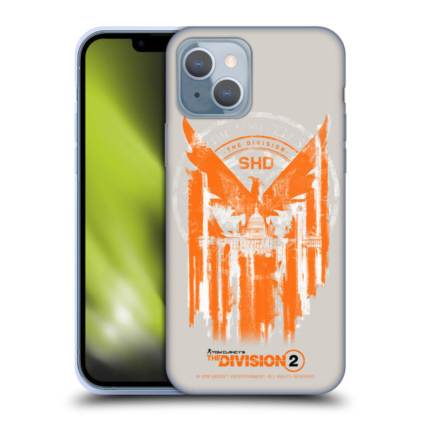 Tom Clancy's The Division 2 Key Art Phoenix Capitol Building Soft Gel Case for Apple iPhone 14