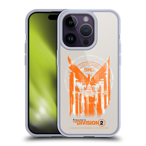 Tom Clancy's The Division 2 Key Art Phoenix Capitol Building Soft Gel Case for Apple iPhone 14 Pro