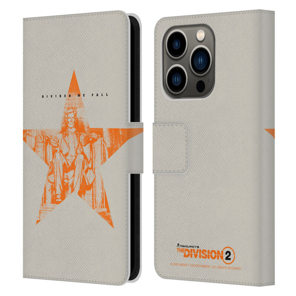 Tom Clancy's The Division 2 Key Art Lincoln Leather Book Wallet Case Cover For Apple iPhone 14 Pro