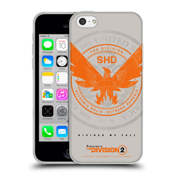 Tom Clancy's The Division 2 Key Art Phoenix US Seal Soft Gel Case for Apple iPhone 5c