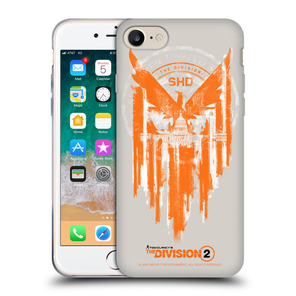 Tom Clancy's The Division 2 Key Art Phoenix Capitol Building Soft Gel Case for Apple iPhone 7 / 8 / SE 2020 & 2022