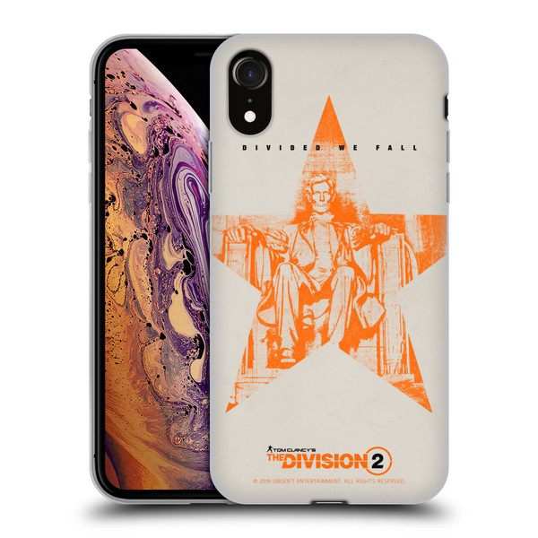 Tom Clancy's The Division 2 Key Art Lincoln Soft Gel Case for Apple iPhone XR