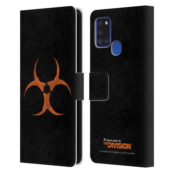 Tom Clancy's The Division Dark Zone Virus Leather Book Wallet Case Cover For Samsung Galaxy A21s (2020)