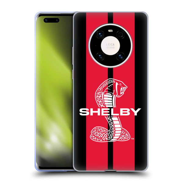 Shelby Car Graphics Red Soft Gel Case for Huawei Mate 40 Pro 5G