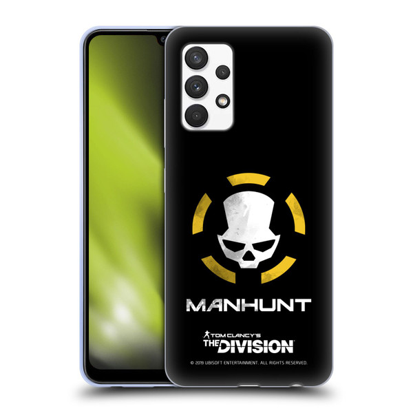 Tom Clancy's The Division Dark Zone Manhunt Logo Soft Gel Case for Samsung Galaxy A32 (2021)