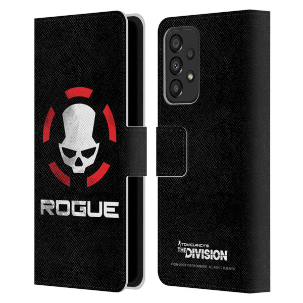 Tom Clancy's The Division Dark Zone Rouge Logo Leather Book Wallet Case Cover For Samsung Galaxy A33 5G (2022)