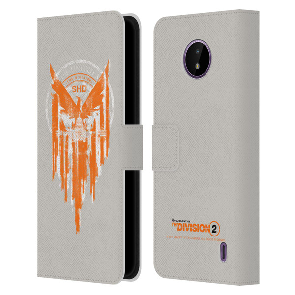 Tom Clancy's The Division 2 Key Art Phoenix Capitol Building Leather Book Wallet Case Cover For Nokia C10 / C20
