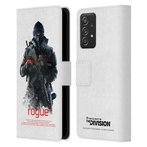 Tom Clancy's The Division Dark Zone Rouge 2 Leather Book Wallet Case Cover For Samsung Galaxy A52 / A52s / 5G (2021)