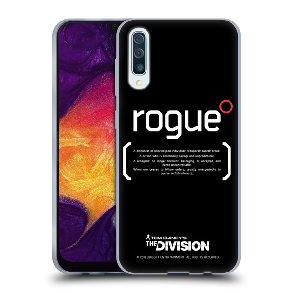 Tom Clancy's The Division Dark Zone Rouge 1 Soft Gel Case for Samsung Galaxy A50/A30s (2019)