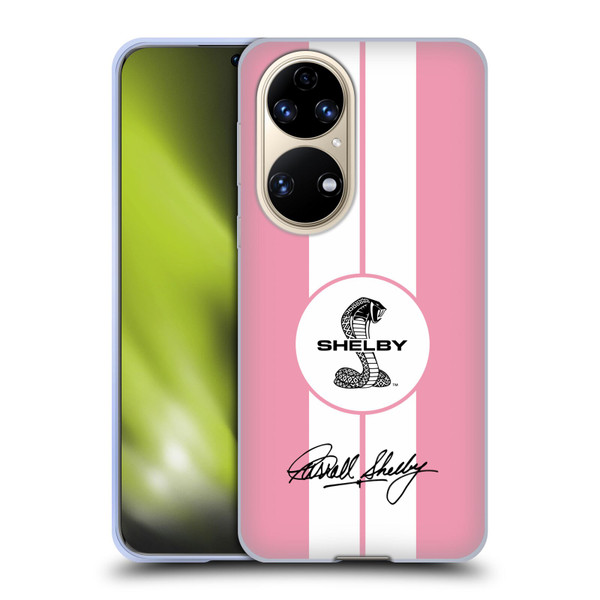 Shelby Car Graphics 1965 427 S/C Pink Soft Gel Case for Huawei P50