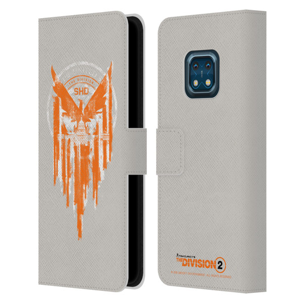 Tom Clancy's The Division 2 Key Art Phoenix Capitol Building Leather Book Wallet Case Cover For Nokia XR20