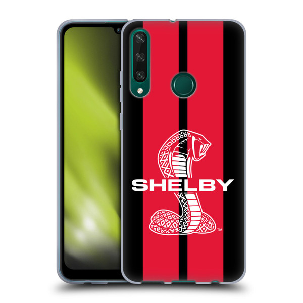 Shelby Car Graphics Red Soft Gel Case for Huawei Y6p