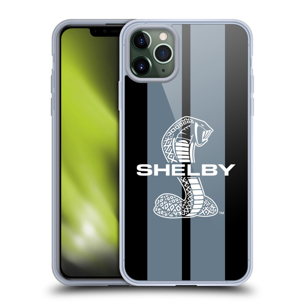 Shelby Car Graphics Gray Soft Gel Case for Apple iPhone 11 Pro Max