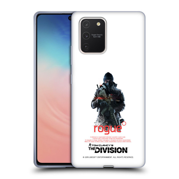 Tom Clancy's The Division Dark Zone Rouge 2 Soft Gel Case for Samsung Galaxy S10 Lite