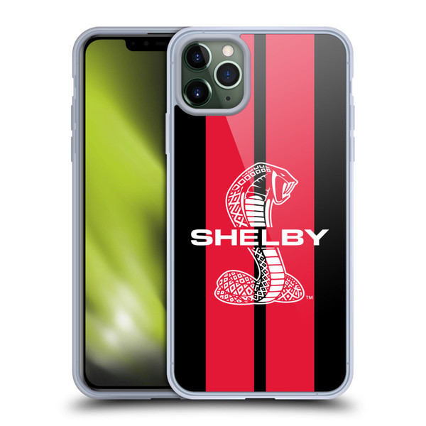 Shelby Car Graphics Red Soft Gel Case for Apple iPhone 11 Pro Max & MagSafe