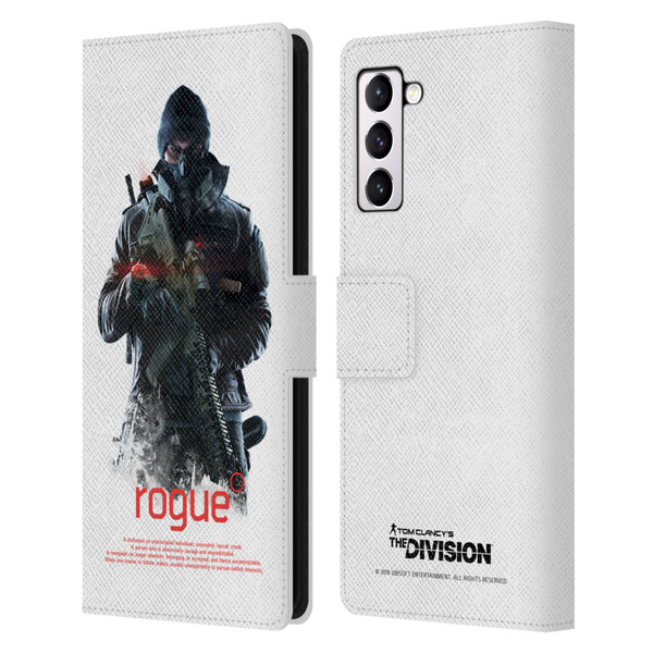 Tom Clancy's The Division Dark Zone Rouge 2 Leather Book Wallet Case Cover For Samsung Galaxy S21+ 5G