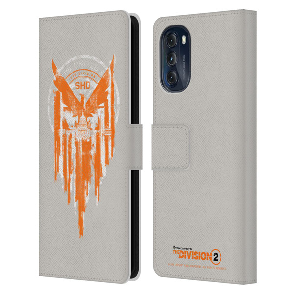 Tom Clancy's The Division 2 Key Art Phoenix Capitol Building Leather Book Wallet Case Cover For Motorola Moto G (2022)