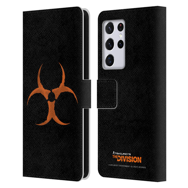 Tom Clancy's The Division Dark Zone Virus Leather Book Wallet Case Cover For Samsung Galaxy S21 Ultra 5G