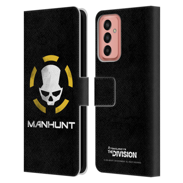 Tom Clancy's The Division Dark Zone Manhunt Logo Leather Book Wallet Case Cover For Samsung Galaxy M13 (2022)