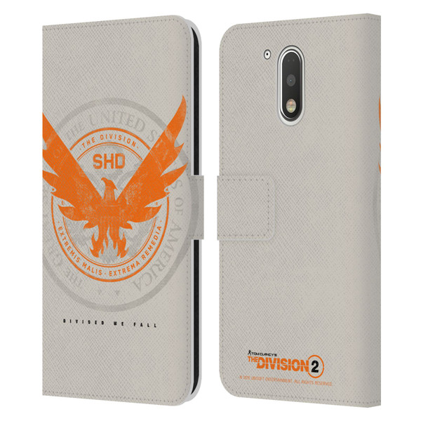Tom Clancy's The Division 2 Key Art Phoenix US Seal Leather Book Wallet Case Cover For Motorola Moto G41