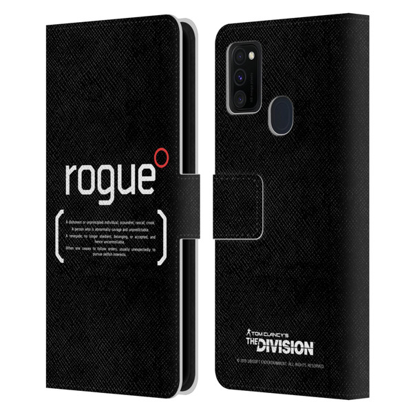 Tom Clancy's The Division Dark Zone Rouge 1 Leather Book Wallet Case Cover For Samsung Galaxy M30s (2019)/M21 (2020)