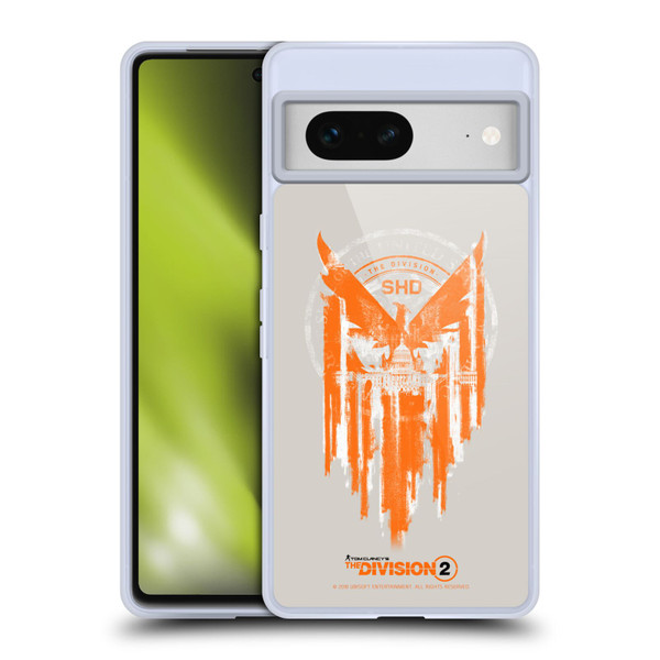 Tom Clancy's The Division 2 Key Art Phoenix Capitol Building Soft Gel Case for Google Pixel 7