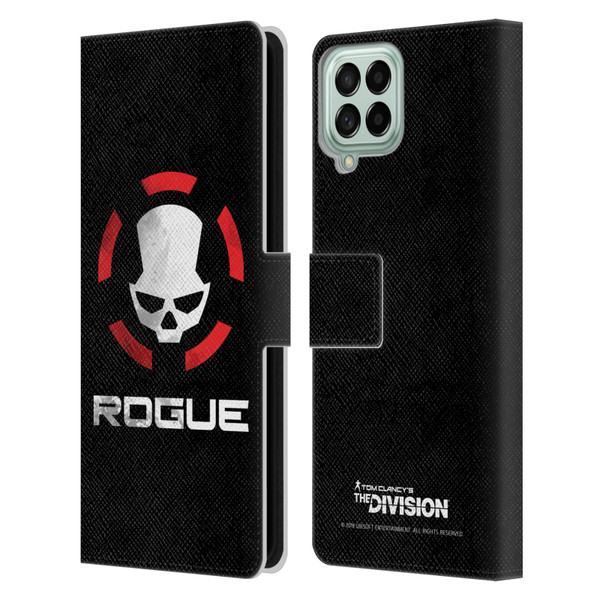 Tom Clancy's The Division Dark Zone Rouge Logo Leather Book Wallet Case Cover For Samsung Galaxy M33 (2022)