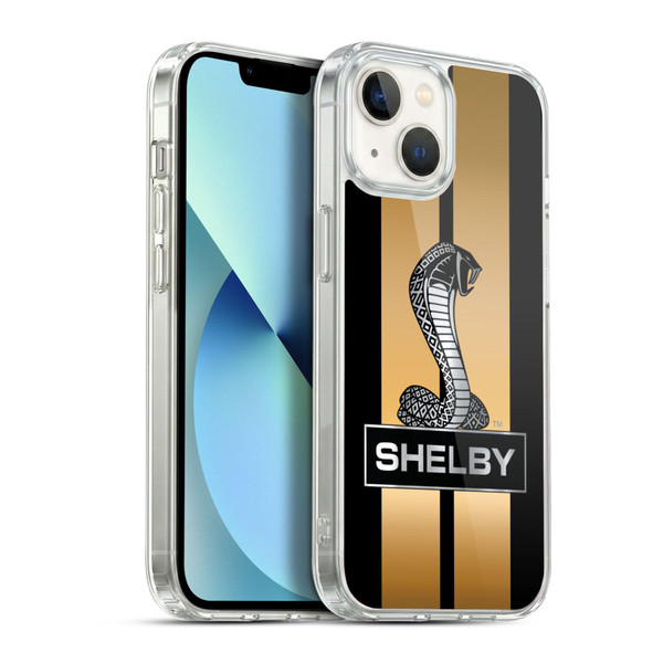 Shelby Car Graphics Gold Soft Gel Case for Apple iPhone 13