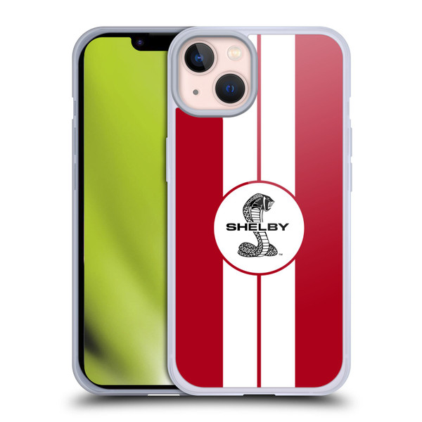 Shelby Car Graphics 1965 427 S/C Red Soft Gel Case for Apple iPhone 13 & MagSafe