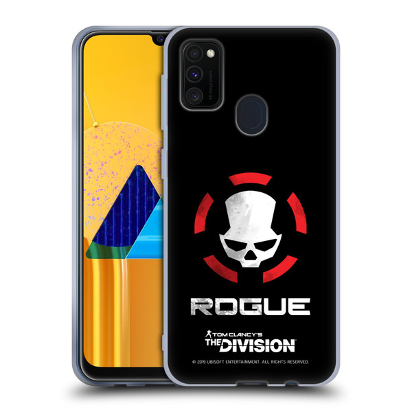 Tom Clancy's The Division Dark Zone Rouge Logo Soft Gel Case for Samsung Galaxy M30s (2019)/M21 (2020)