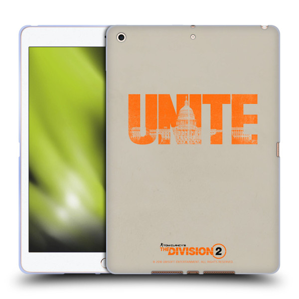 Tom Clancy's The Division 2 Key Art Unite Soft Gel Case for Apple iPad 10.2 2019/2020/2021