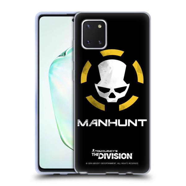 Tom Clancy's The Division Dark Zone Manhunt Logo Soft Gel Case for Samsung Galaxy Note10 Lite