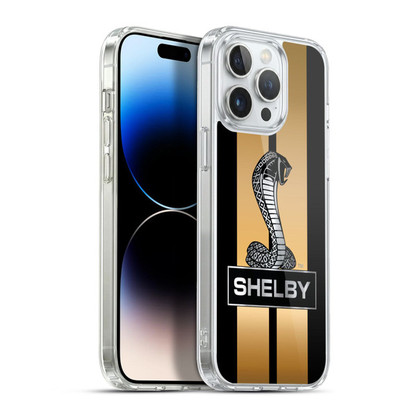 Shelby Car Graphics Gold Soft Gel Case for Apple iPhone 13 Pro Max & MagSafe