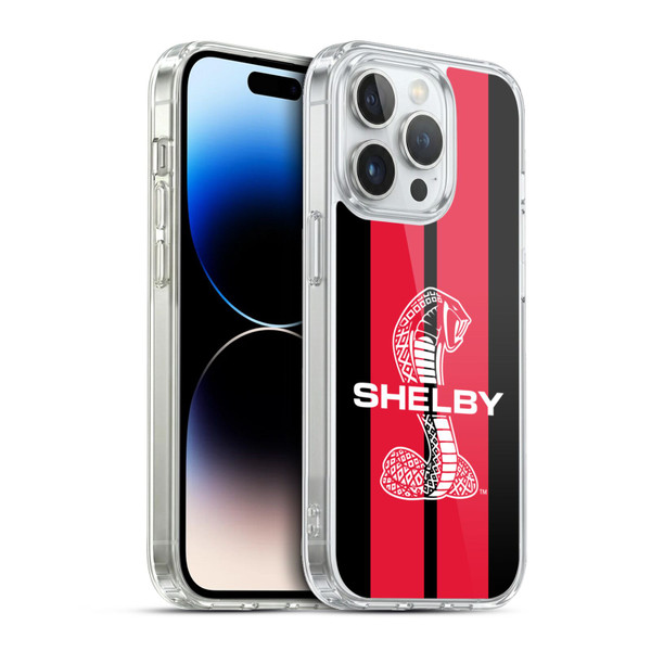 Shelby Car Graphics Red Soft Gel Case for Apple iPhone 13 Pro & MagSafe