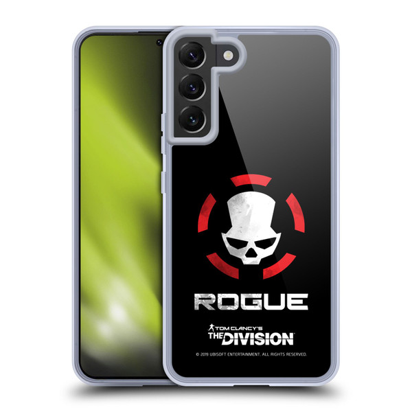 Tom Clancy's The Division Dark Zone Rouge Logo Soft Gel Case for Samsung Galaxy S22+ 5G