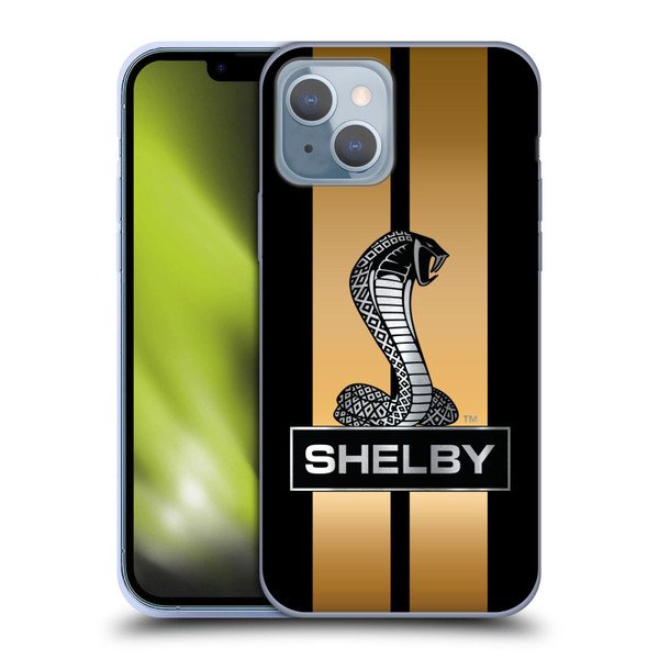 Shelby Car Graphics Gold Soft Gel Case for Apple iPhone 14