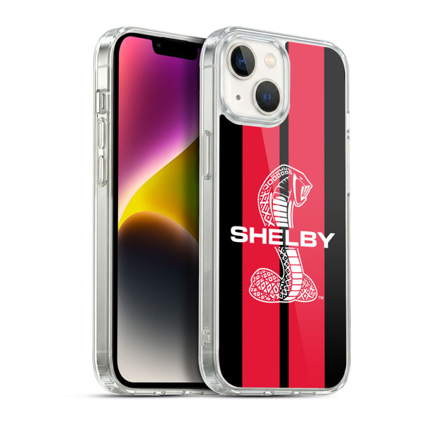 Shelby Car Graphics Red Soft Gel Case for Apple iPhone 14