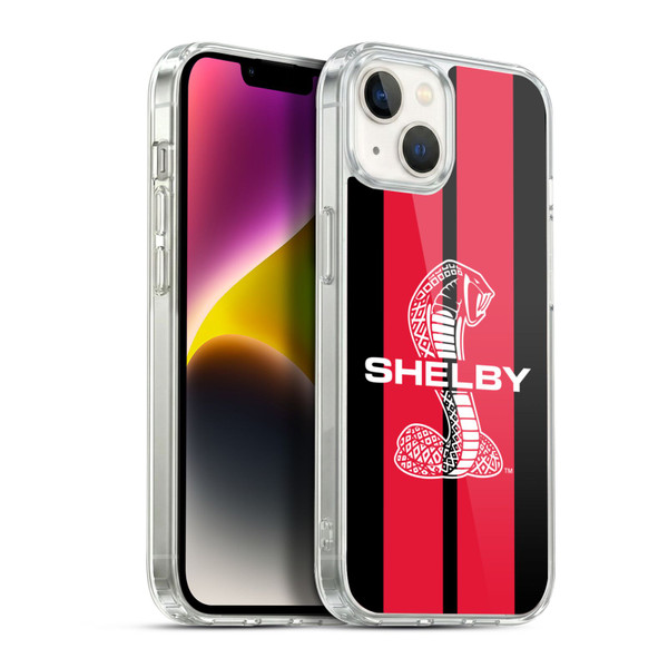 Shelby Car Graphics Red Soft Gel Case for Apple iPhone 14 Plus & MagSafe
