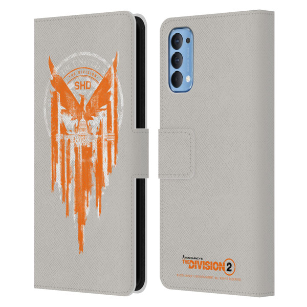 Tom Clancy's The Division 2 Key Art Phoenix Capitol Building Leather Book Wallet Case Cover For OPPO Reno 4 5G