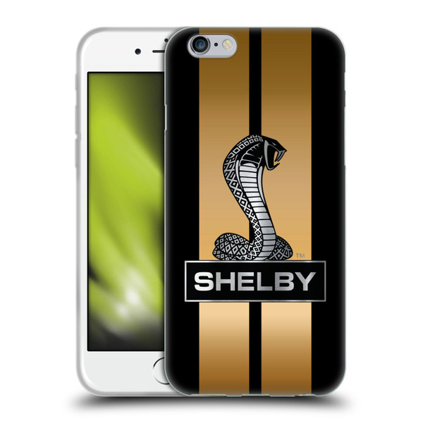 Shelby Car Graphics Gold Soft Gel Case for Apple iPhone 6 / iPhone 6s