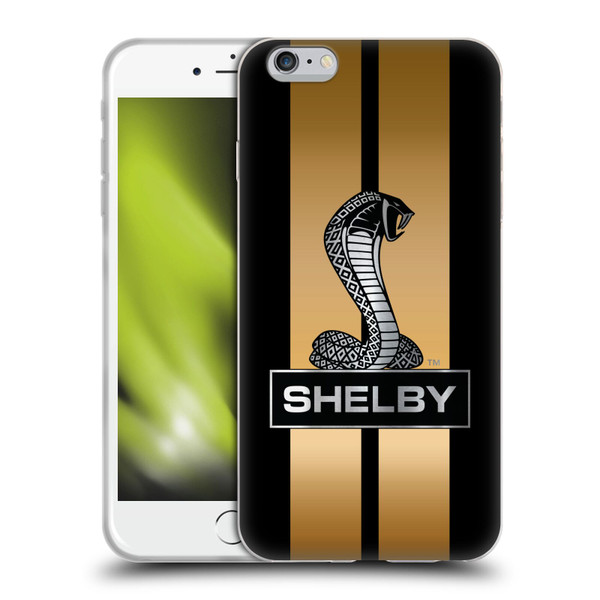Shelby Car Graphics Gold Soft Gel Case for Apple iPhone 6 Plus / iPhone 6s Plus