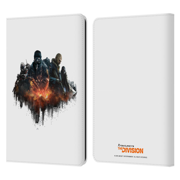 Tom Clancy's The Division Factions Group Leather Book Wallet Case Cover For Amazon Kindle Paperwhite 1 / 2 / 3