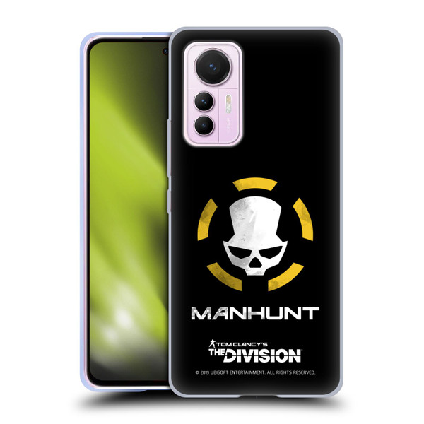 Tom Clancy's The Division Dark Zone Manhunt Logo Soft Gel Case for Xiaomi 12 Lite