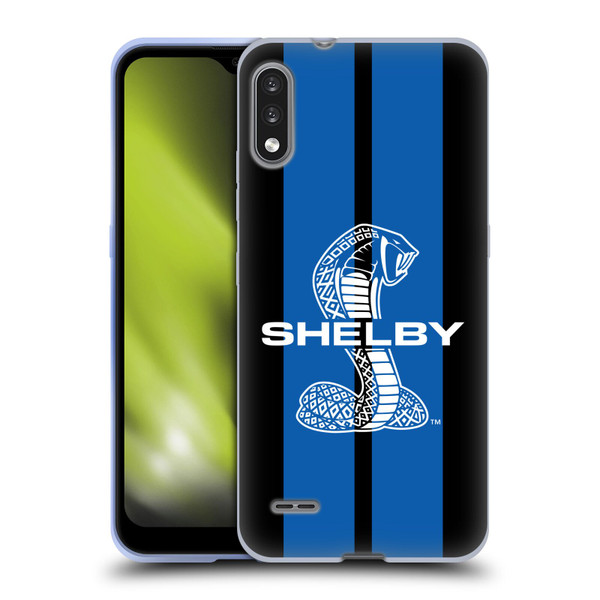 Shelby Car Graphics Blue Soft Gel Case for LG K22